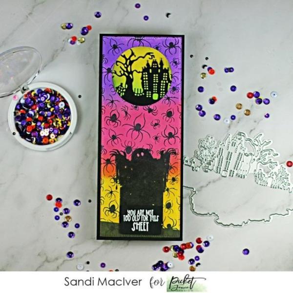 Picket Fence Studios - Stempel "Marching Spiders" Clear stamps