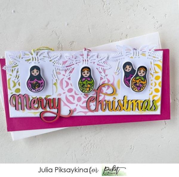 Picket Fence Studios - Stempel "Nesting Dolls" Clear stamps