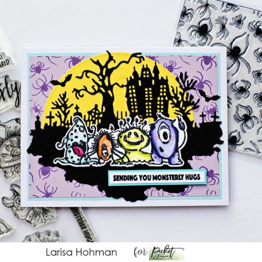 Picket Fence Studios - Stempelset "You Creep Me Out" Clear stamps