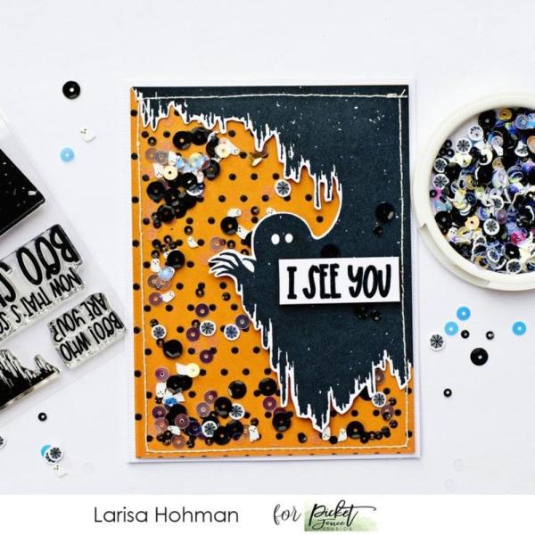 Picket Fence Studios - Stempelset "Not scared? You should be!" Clear stamps