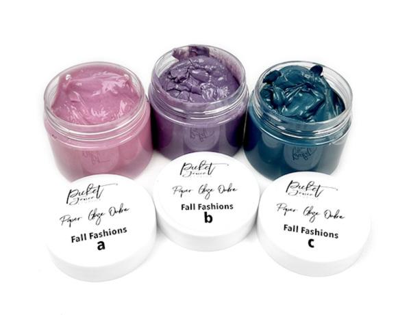 Picket Fence Studios - Paper Glaze Set  "Ombre Fall Fashions" 3x1,5oz (3x42,6g)
