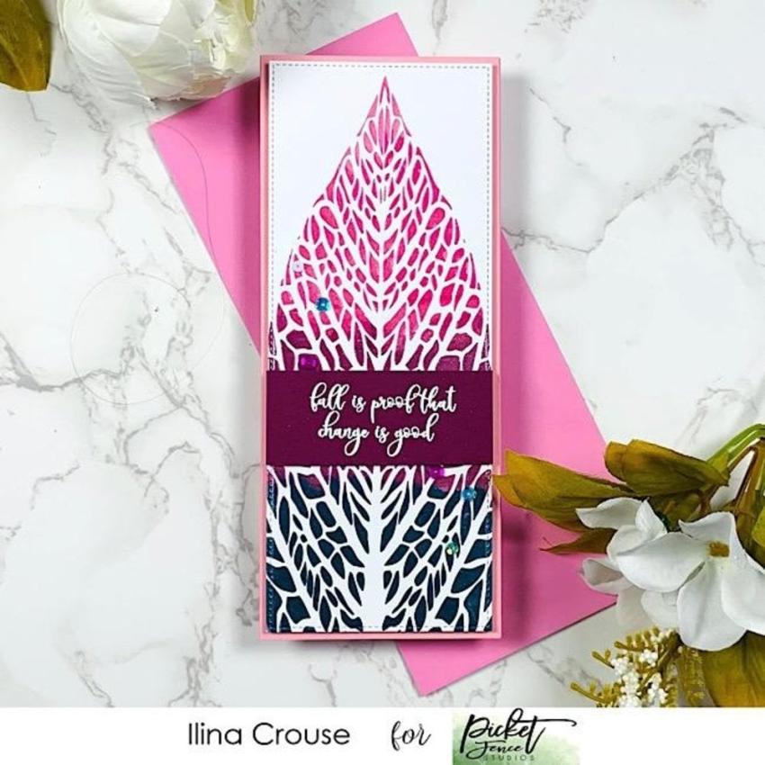 Picket Fence Studios - Paper Glaze Set  "Ombre Fall Fashions" 3x1,5oz (3x42,6g)
