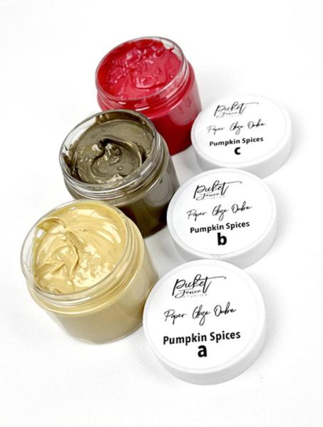 Picket Fence Studios - Paper Glaze Set  "Ombre Pumpkin Spices" 3x1,5oz (3x42,6g)