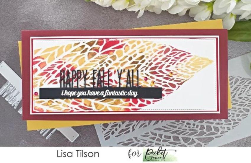 Picket Fence Studios - Paper Glaze Set  "Ombre Pumpkin Spices" 3x1,5oz (3x42,6g)