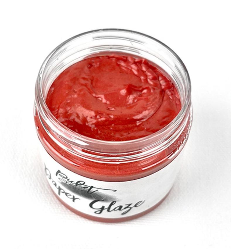Picket Fence Studios - Paper Glaze "Poinsettia Red" 2oz (55g)