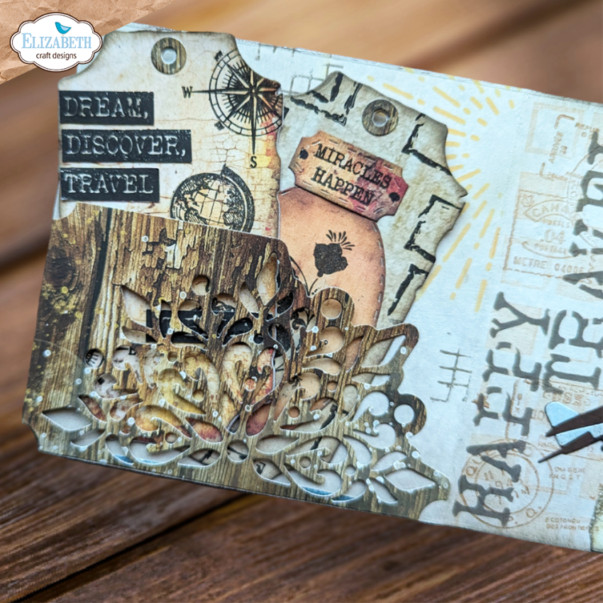 Elizabeth Craft Designs - Stempelset "Travel Phrases" Clear Stamps