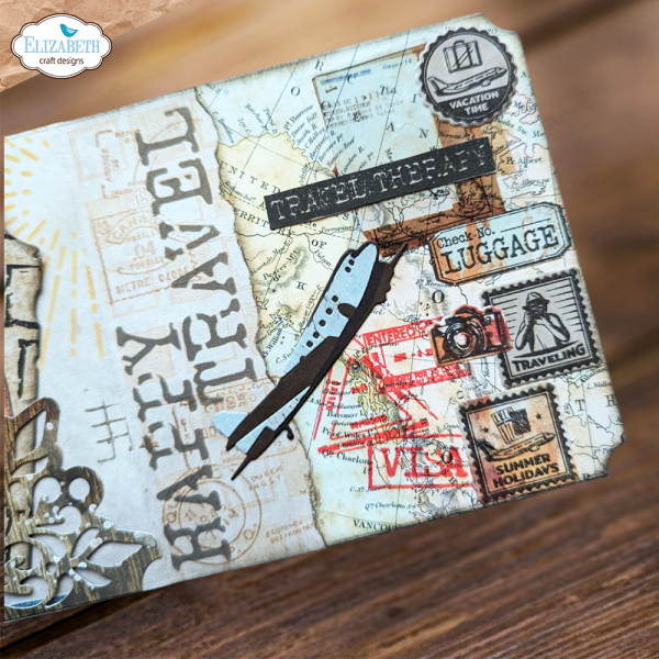 Elizabeth Craft Designs - Stempelset "Passport Stamps" Clear Stamps