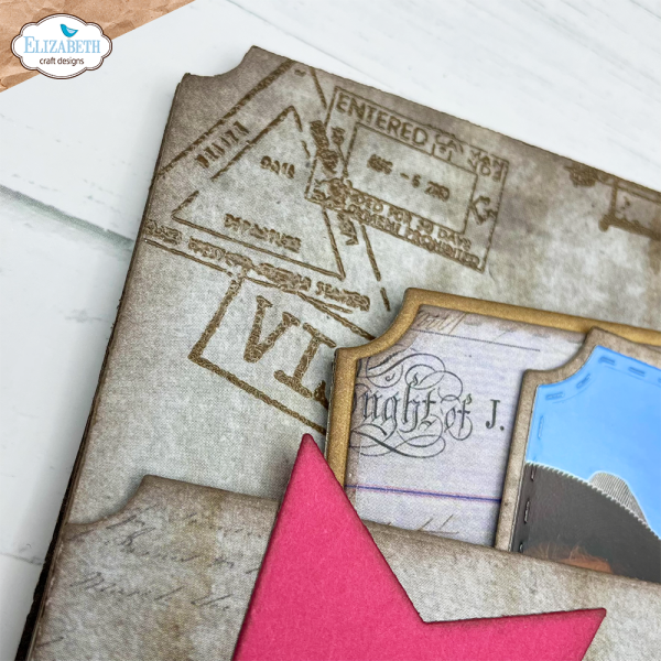 Elizabeth Craft Designs - Stempelset "Passport Stamps" Clear Stamps