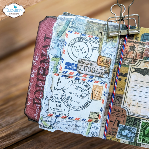Elizabeth Craft Designs - Stempelset "Passport Stamps" Clear Stamps