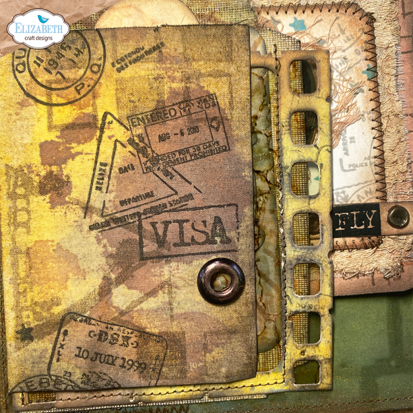 Elizabeth Craft Designs - Stempelset "Passport Stamps" Clear Stamps