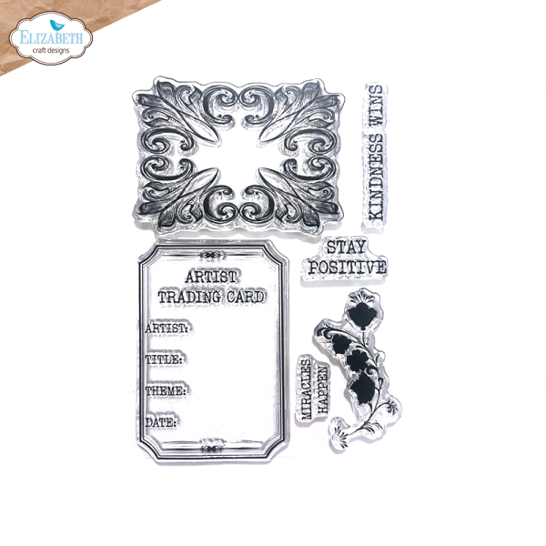 Elizabeth Craft Designs - Stempelset "Classic ATC Stamps" Clear Stamps