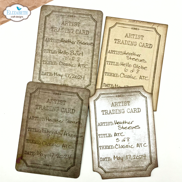 Elizabeth Craft Designs - Stempelset "Classic ATC Stamps" Clear Stamps