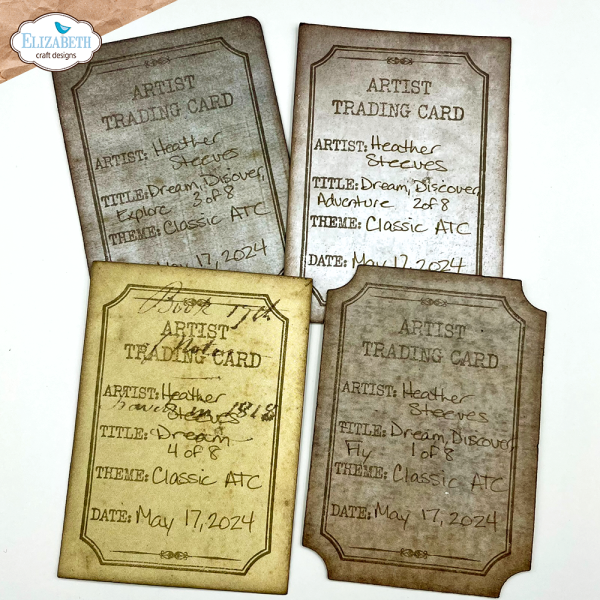 Elizabeth Craft Designs - Stempelset "Classic ATC Stamps" Clear Stamps