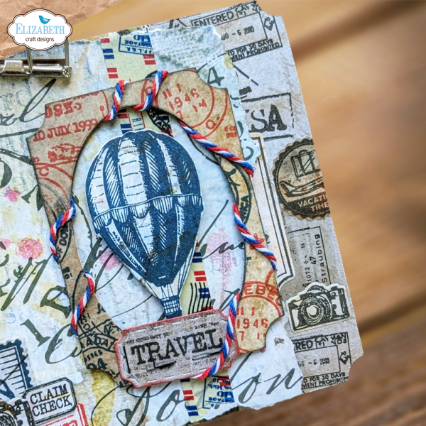 Elizabeth Craft Designs - Stempel & Stanzeschablone "Around the World" Stamp & Dies