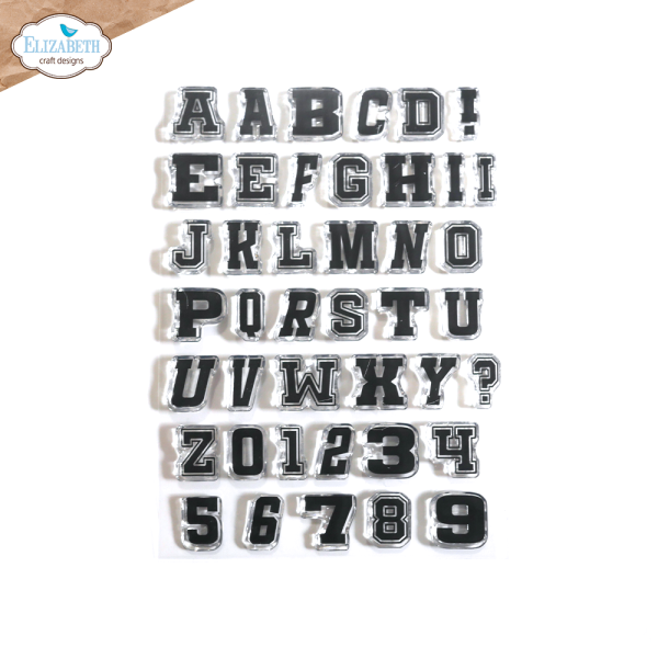 Elizabeth Craft Designs - Stempelset "Wonky Letters" Clear Stamps