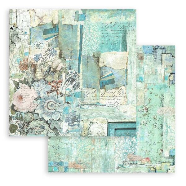 Stamperia - Designpapier "Wonderland" Paper Pack 8x8 Inch - 10 Bogen