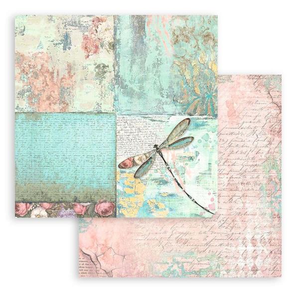 Stamperia - Designpapier "Wonderland" Paper Pack 8x8 Inch - 10 Bogen