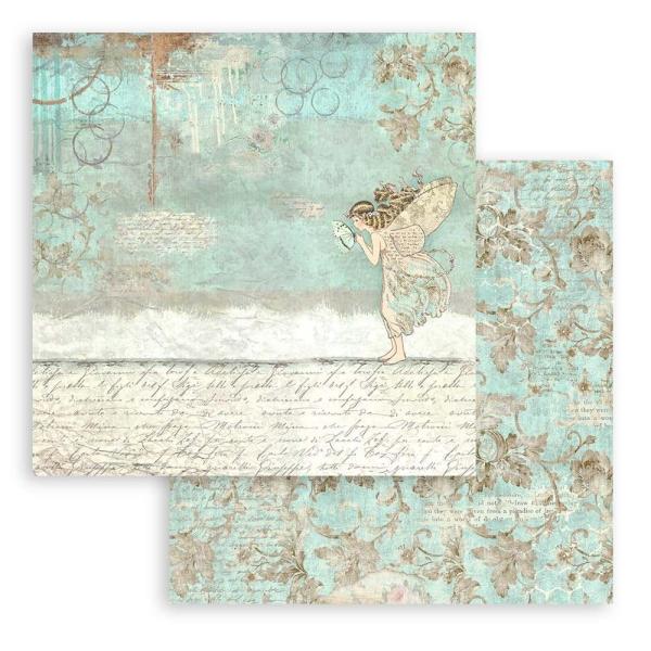 Stamperia - Designpapier "Wonderland" Paper Pack 8x8 Inch - 10 Bogen
