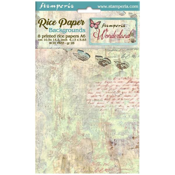 Stamperia - Decopatch Papier "Selection Backgrounds" Decoupage A6 - 8 Bogen  