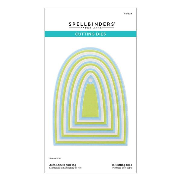 Spellbinders - Stanzschablone "Arch Labels and Tag" Dies