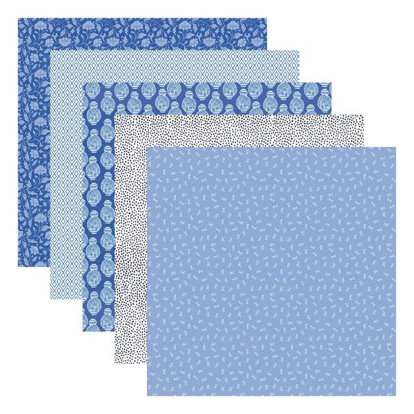 Spellbinders - Designpapier "Bayfair" Paper Pack 12x12 Inch - 20 Bogen