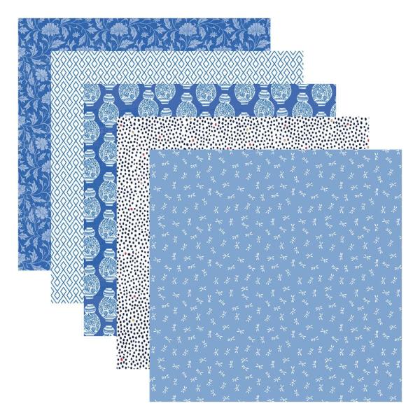 Spellbinders - Designpapier "Bayfair" Paper Pack 6x6 Inch - 20 Bogen