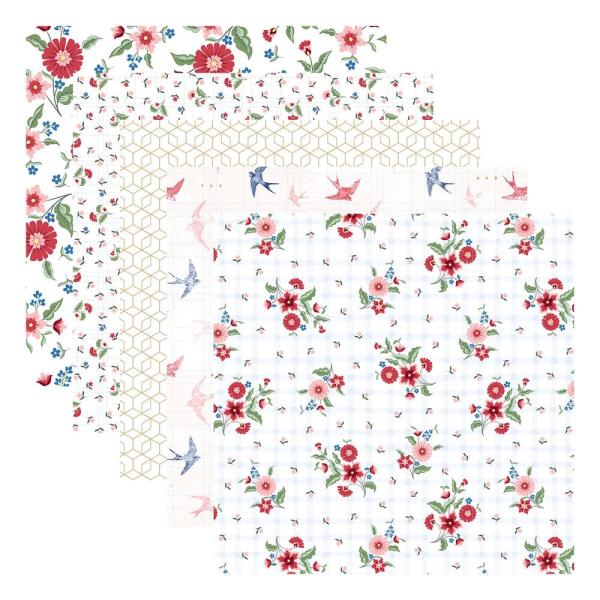 Spellbinders - Designpapier "Bayfair" Paper Pack 6x6 Inch - 20 Bogen