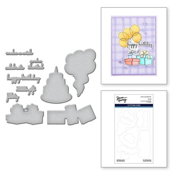 Spellbinders - Stanzschablone "Birthday Party" Dies by Simon Hurley