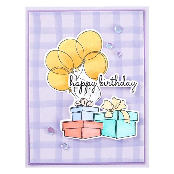 Spellbinders - Stanzschablone "Birthday Party" Dies by Simon Hurley