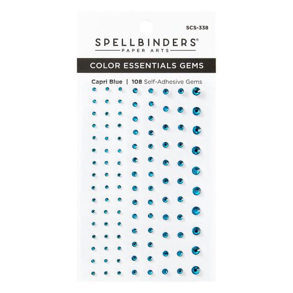 Spellbinders - Schmucksteine "Capri Blue" Gemstones 108 Stück