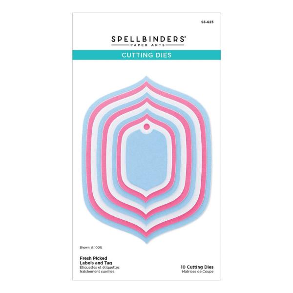 Spellbinders - Stanzschablone "Fresh Picked Labels and Tag" Dies