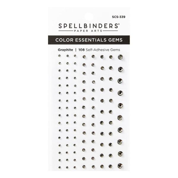 Spellbinders - Schmucksteine "Graphite" Gemstones 108 Stück
