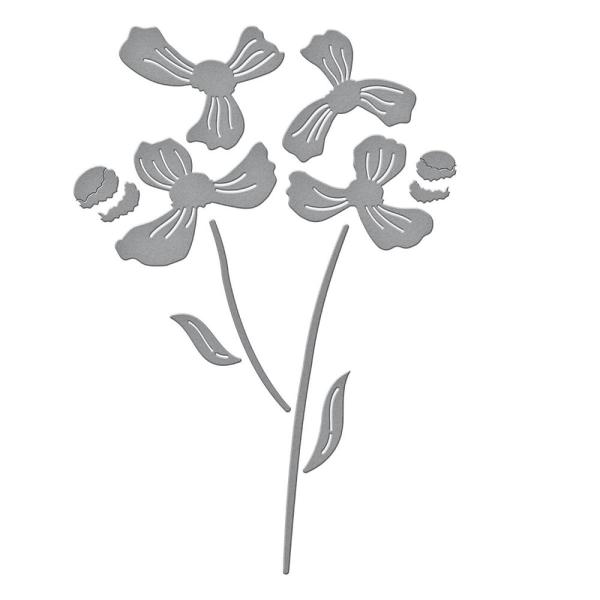 Spellbinders - Stanzschablone "Layered Anemone" Dies