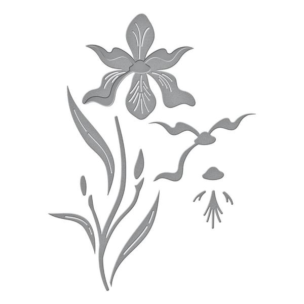 Spellbinders - Stanzschablone "Layered Iris" Dies