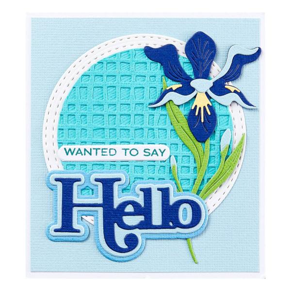 Spellbinders - Stanzschablone "Layered Iris" Dies