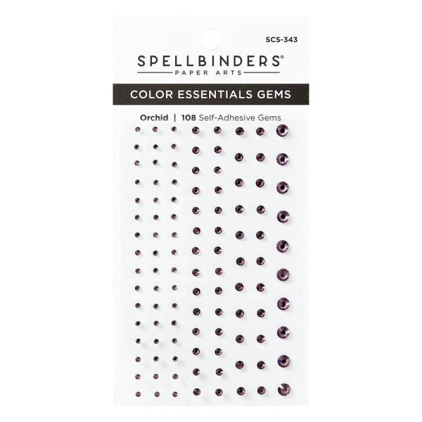 Spellbinders - Schmucksteine "Orchid" Gemstones 108 Stück