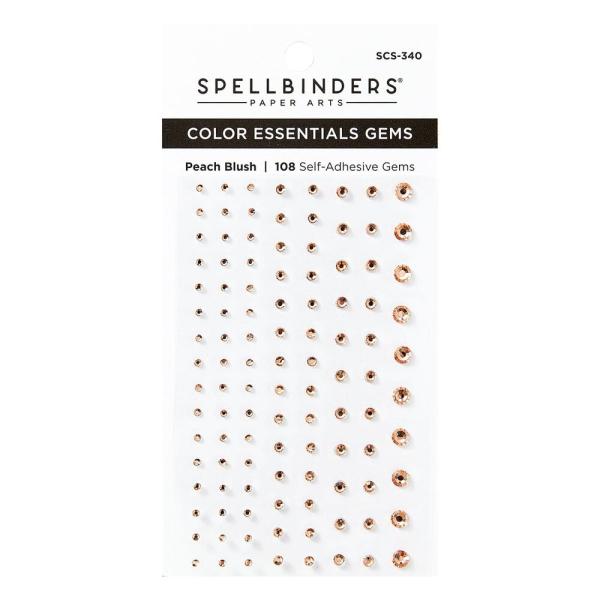 Spellbinders - Schmucksteine "Peach Blush" Gemstones 108 Stück