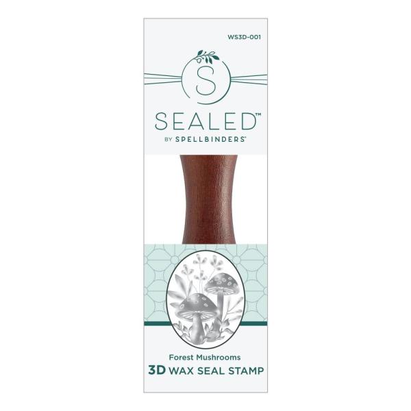 Spellbinders - Wachssiegel Stempel "Forest Mushrooms" Wax Seal Stamp