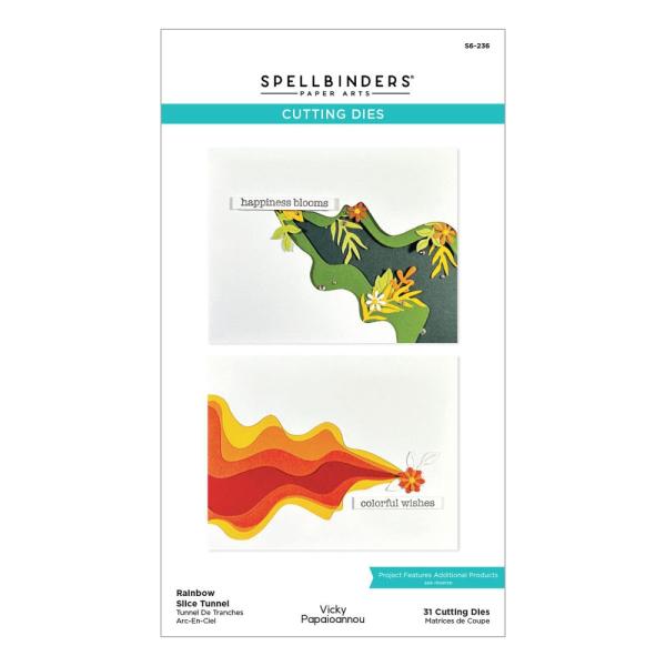 Spellbinders - Stanzschablone "Rainbow Slice Tunnel" Dies