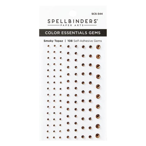 Spellbinders - Schmucksteine "Smoky Topaz" Gemstones 108 Stück