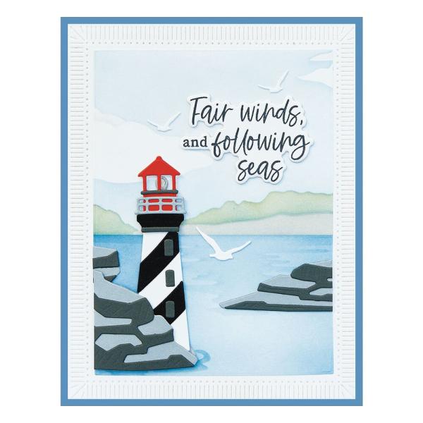 Spellbinders - Schablone "Uncharted Waters" Stencil