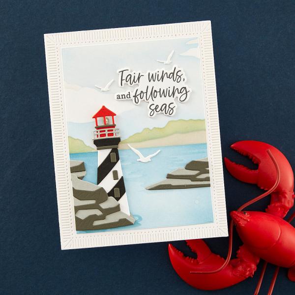 Spellbinders - Schablone "Uncharted Waters" Stencil