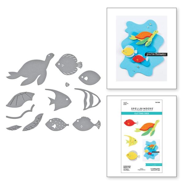 Spellbinders - Stanzschablone "Underwater Marine Life" Dies