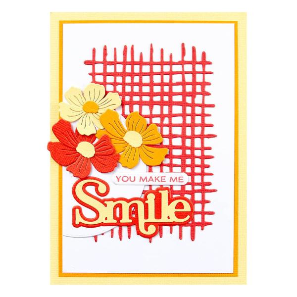 Spellbinders - Stanzschablone "Woven Lattice Texture" Dies