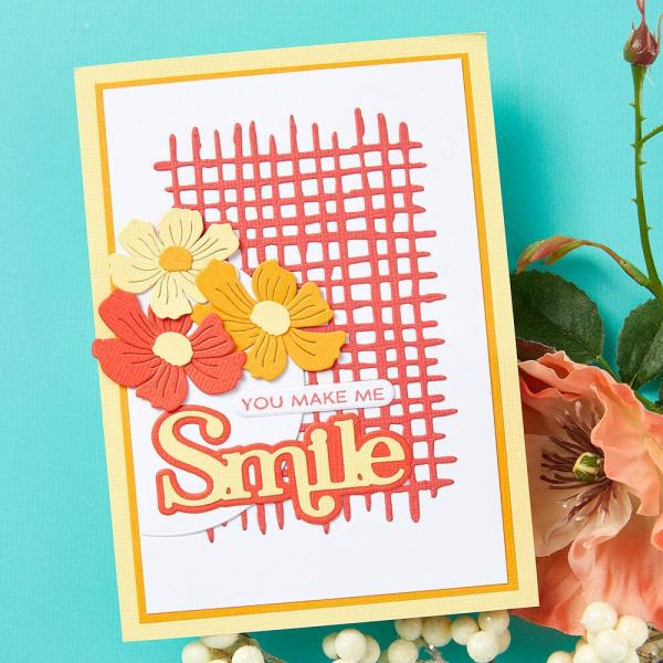 Spellbinders - Stanzschablone "Woven Lattice Texture" Dies
