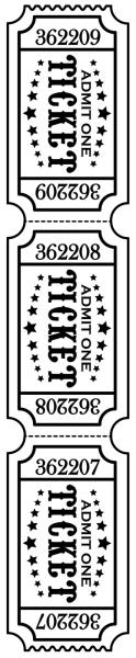 Vaessen Creative - Prägefolder "Ticket" Embossingfolder