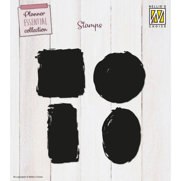 Nellie Snellen - Stempelset"Shapes" Clear Stamps Planer Essential Collection