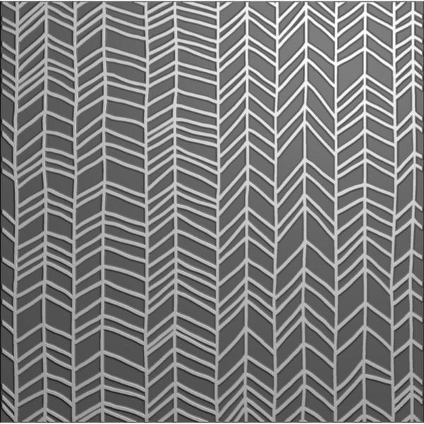 Nellie Snellen - Prägefolder "Chevron" 3D Embossing Folder 