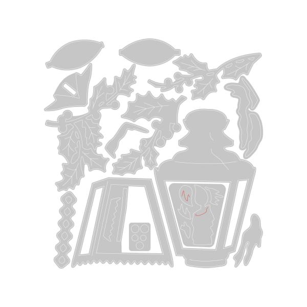Sizzix - Stanzschablone "Lamp Lights" Thinlits Craft Dies by Olivia Rose