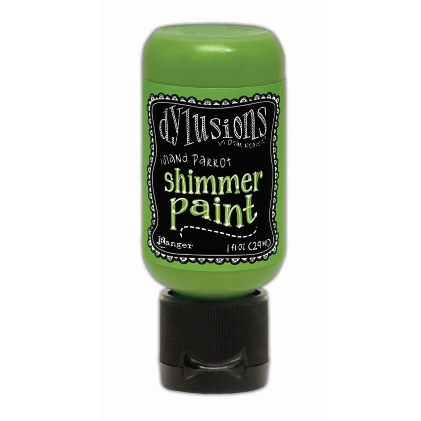 Ranger - Dylusions Flip Cap Paint Shimmer "Island Parrot" 29ml